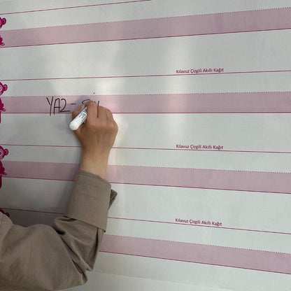 Starixa® Lined Smart Paper Whiteboard Leaves No Trace on the Wall Static Compliant with New Curriculum 100x56cm