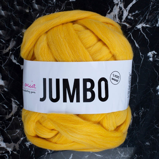 La Mia Jumbo Sarı Dev Yün El Örgü İpi - J5