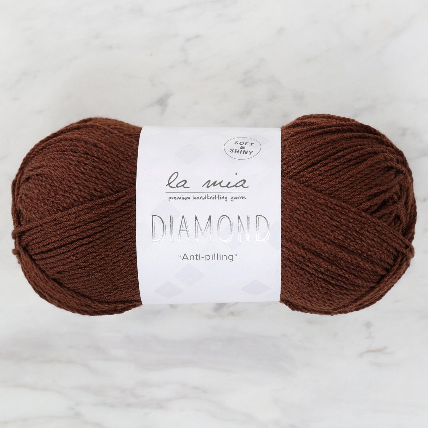 خيوط حياكة يدوية La Mia Diamond بني داكن - L158 - 33732