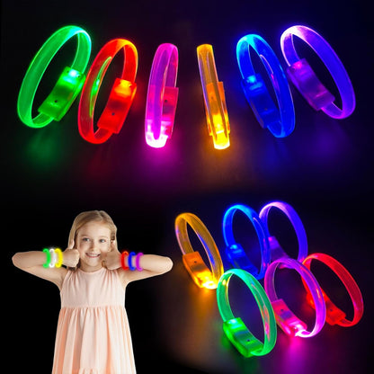 سوار LED للمهرجانات والحفلات بـ 3 أوضاع إضاءة مختلفة - قطعة واحدة