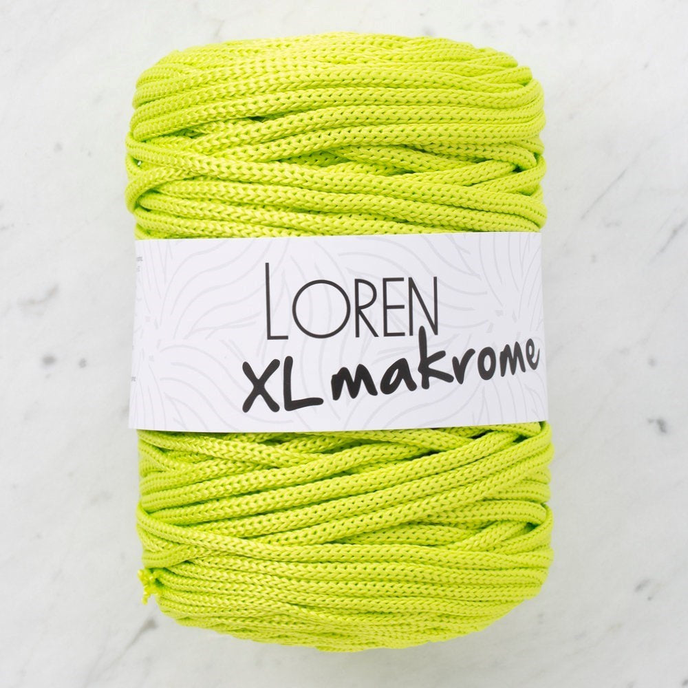 Loren XL Macrame Pistachio Green Hand Knitting Yarn - R042 - 33707