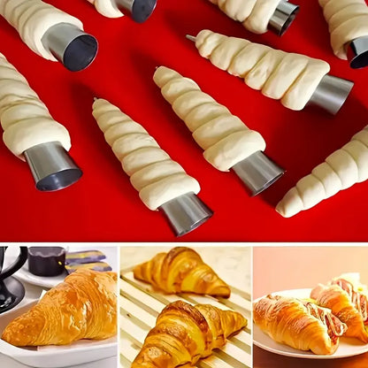 6-Piece Stainless Steel Corne Mold