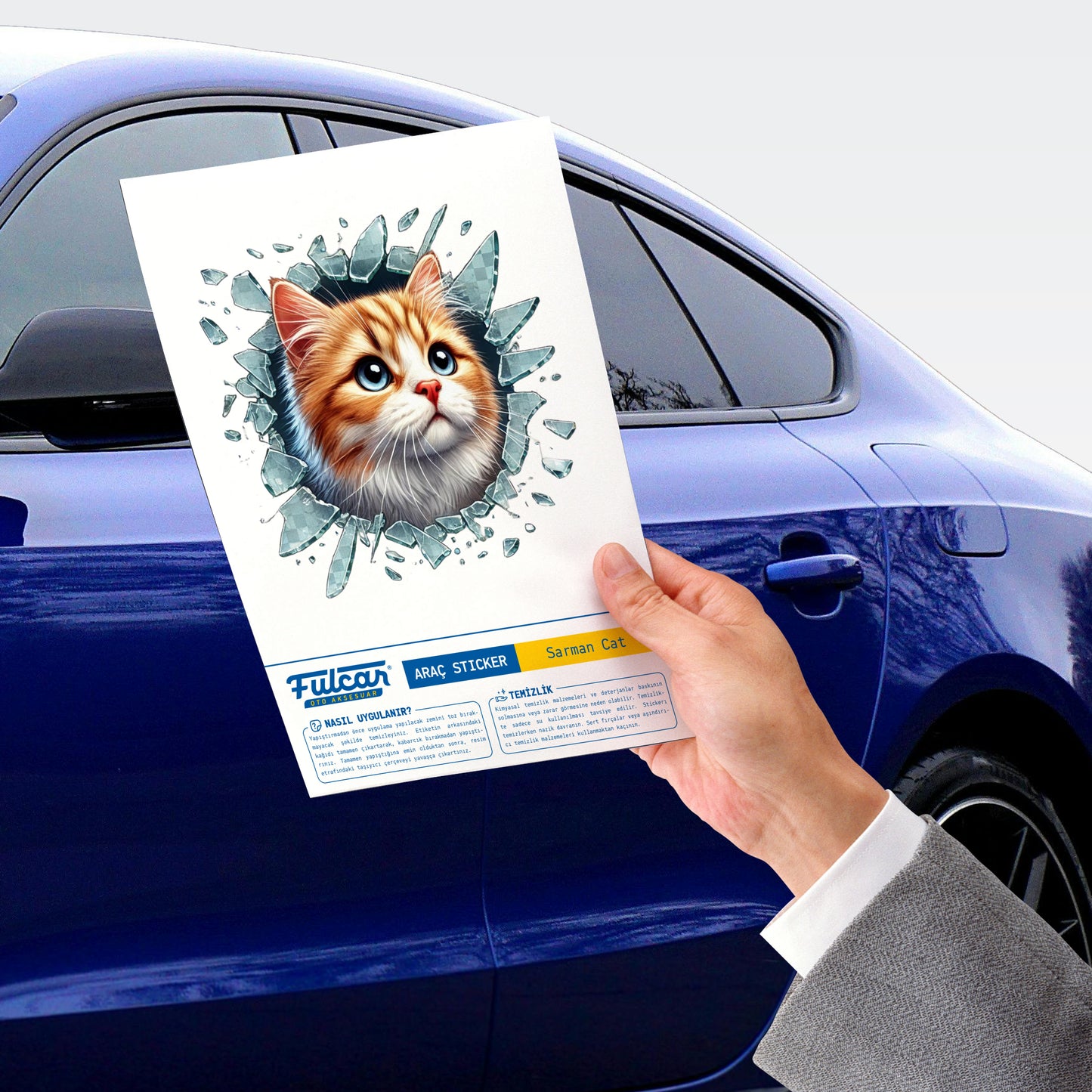 Fulcar Sarman Vehicle Sticker