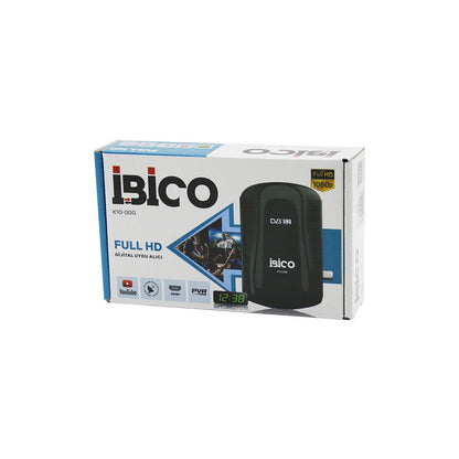 جهاز استقبال أقمار صناعية رقمي عالي الدقة (FULL HD) HDMI - AV - Rs232 واي فاي - يوتيوب 1080P تحديث قنوات تلقائي K10-000 (5347)