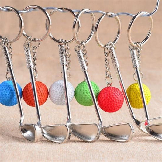 Gerçekçi Golf Tasarımlı Şık Anahtarlık Kolye Çanta Süsü Golf Keychain (5347)
