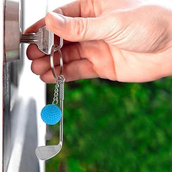 Gerçekçi Golf Tasarımlı Şık Anahtarlık Kolye Çanta Süsü Golf Keychain (5347)