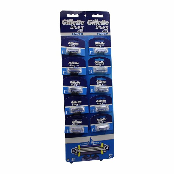 Gillette Blue3 شفرات حلاقة كرتون 10 قطع (5347)