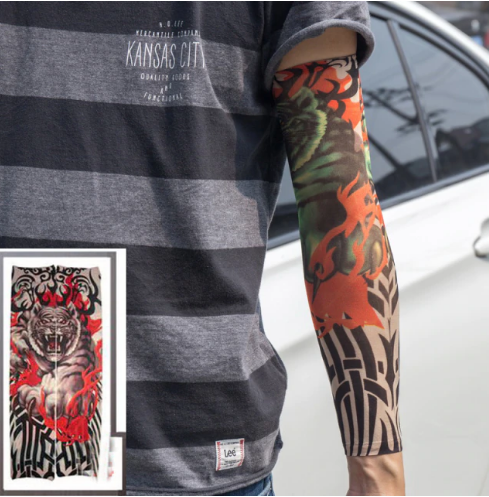 Wearable 3D Printed Arm Leg Tattoo Sleeve