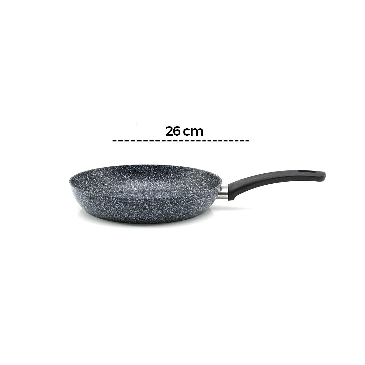 GRİ 7 PARÇA GRANİT TENCERE - TAVA SETİ 20-24CM DERİN - 27CM BASIK CAM KAPAK TENCERE - 26CM TAVA (5347)