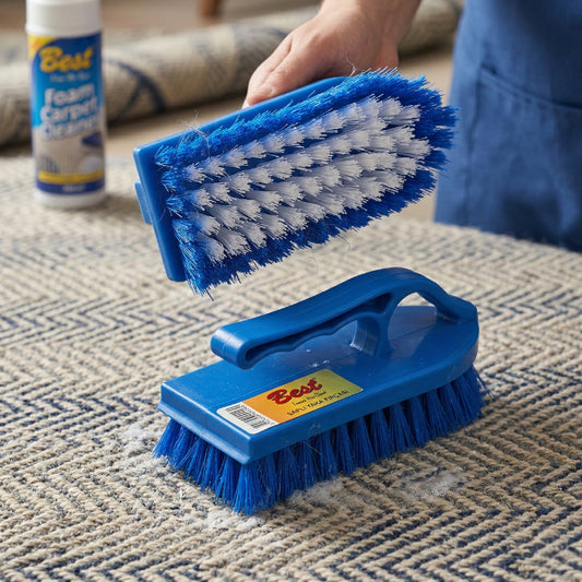 Handled Ergonomic Carpet and Surface Brush