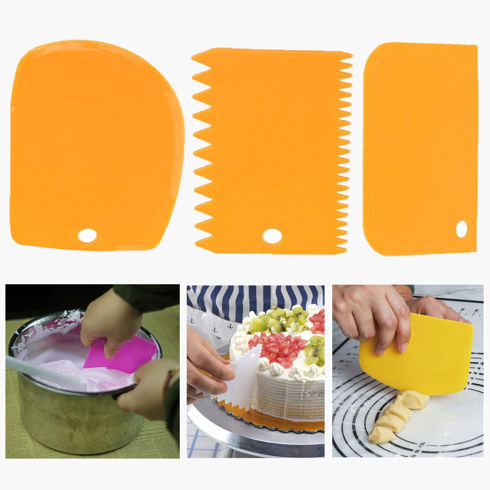 Dough Shaper Cutter Scraper Cake Decoration Set (5347)
