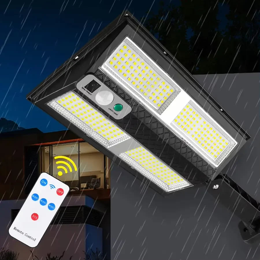 IP65 Solar Powered LED Spotlight with Motion Sensor and Remote Control (5347)
