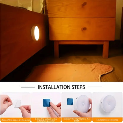 Motion Sensor USB Rechargeable LED Light Lamp (5347)