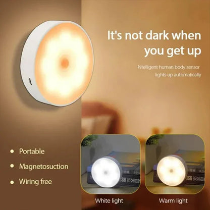 Motion Sensor USB Rechargeable LED Light Lamp (5347)