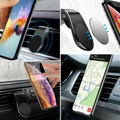 Havalanndırma Izgarasına Takılabilen Mandallı Mıknatıslı Oto Araç Içi Manyetik Telefon Tutucu (5347)