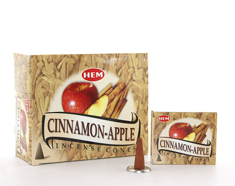 Cinnamon Apple Scented Cone Incense