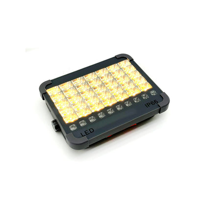 IP66 GÜNEŞ ENERJİLİ LED IŞIK SOLAR PROJEKTÖR - POWERBANK ÇAKARLI KAMP - DIŞ MEKAN PS-D002A (5347)