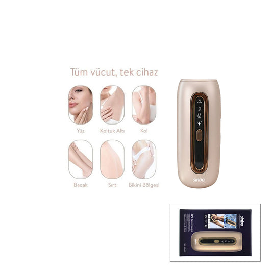 IPL 3İN1 BUZ LAZER EPİLATÖR - EPİLASYON CİHAZI 9 KADEME - LCD EKRAN TÜM VÜCUT UYGUN SEL-6048 (5347)