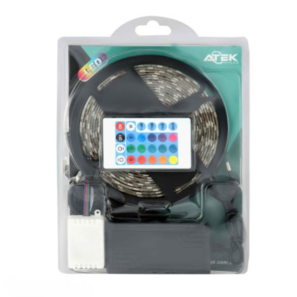 شريط إضاءة RGB ‏54 LED بجهاز تحكم عن بعد، يعمل بمنفذ USB