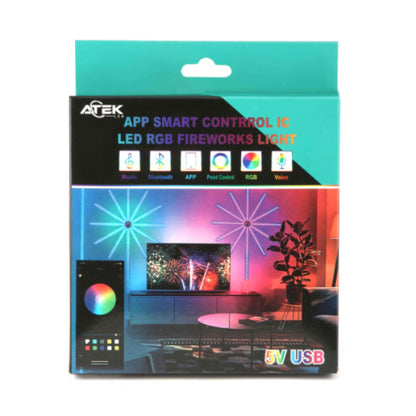 إضاءة شريطية ليد RGB داخلية طراز بالم (نخلة)