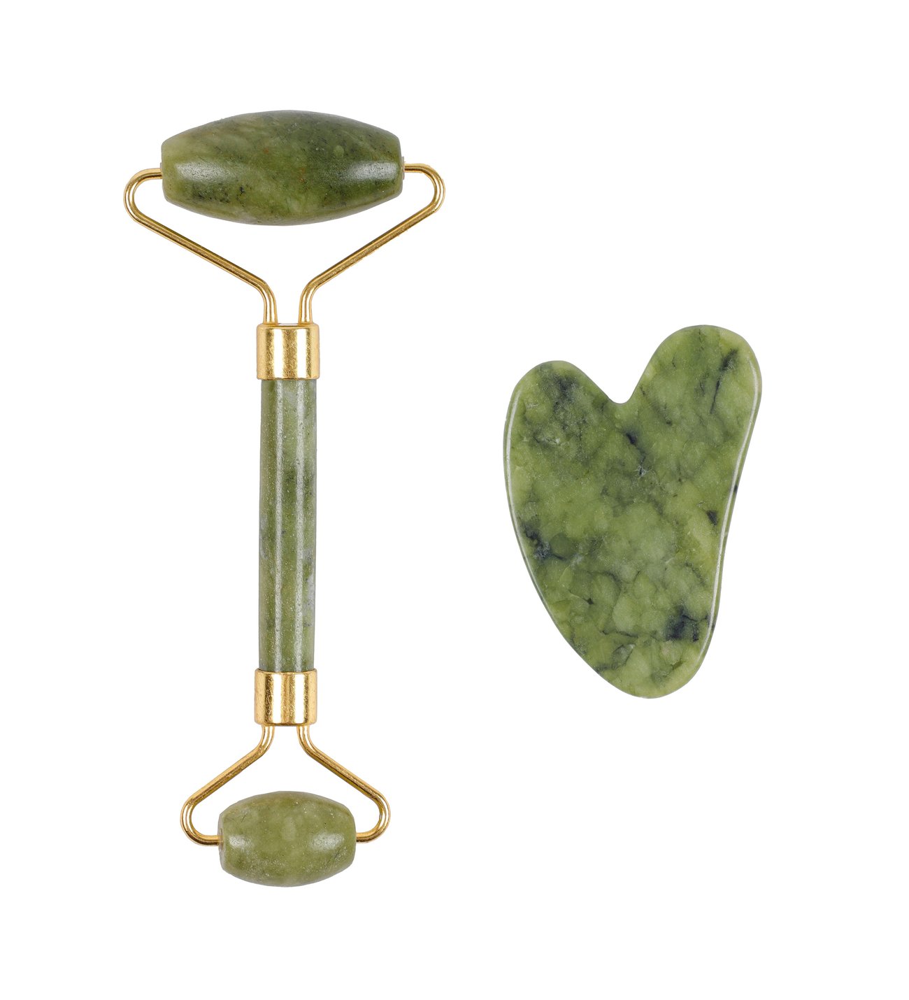 Jade Roller Gua Sha Stone Set