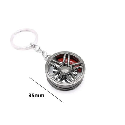Wheel Rim Keychain