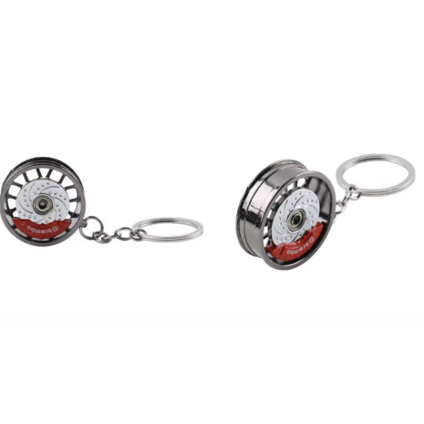 Wheel Rim Keychain