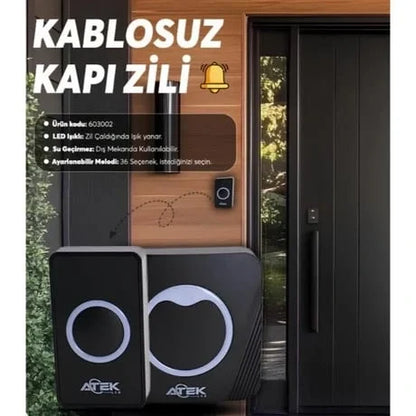 Kablosuz Su Geçirmez Kapı Zili (5347)