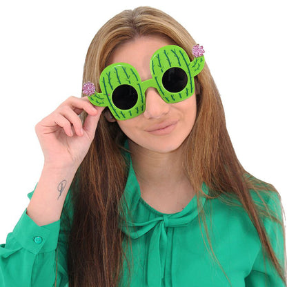 Cactus Themed Hawaii Summer Party Glasses 8.5x18.5 cm (5347)