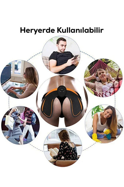 Kalça Sıkılaştırıcı Ve Ağrı Azaltıcı, Rahatlatıcı Ems Masaj Aleti (5347)