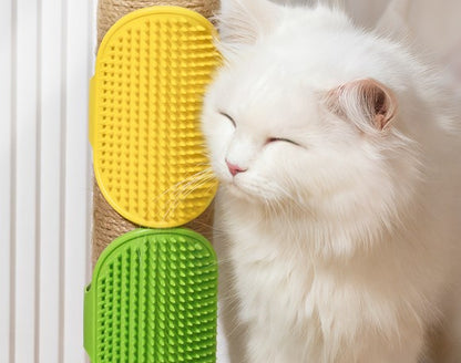 فرشاة غسيل سيليكون لإزالة شعر الحيوانات الأليفة