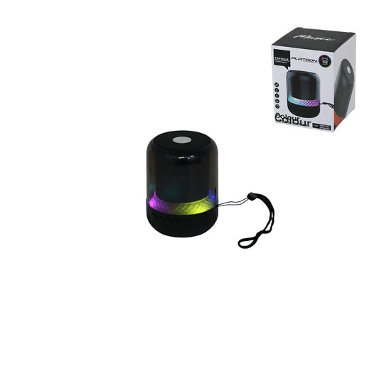 KAVANOZ MODELİ - MİKA GÖVDE BLUETOOTH WİRELESS MİNİ HOPARLÖR SPEAKER USB ŞARJLI - IŞIKLI 5W PL-4445 (5347)