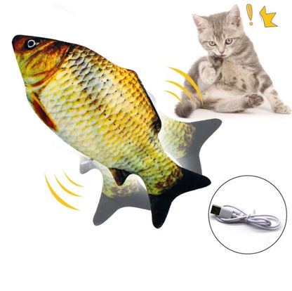 Rechargeable Moving Fish Cat Toy