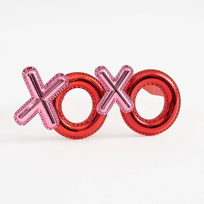 نظارة حفلات Xoxo حمراء اللون 17x7 سم (5347)
