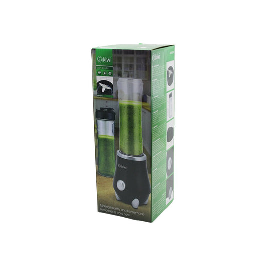 KİWİ KSB-2214 STANDLI BLENDER 250W 500MLPASLANMAZ ÇELİK BIÇAK 2İN1 ŞİŞE=BLENDER HAZNE- MATARA=TAŞIMA KULPLU (5347)