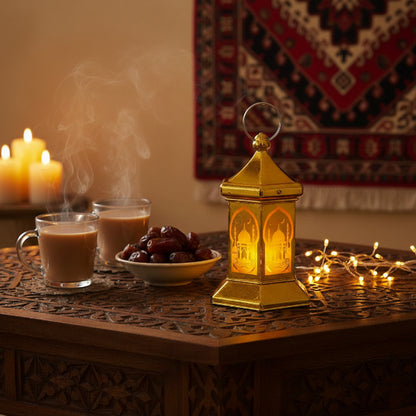 Ramadan-Themed Hexagonal Dome LED Lamp