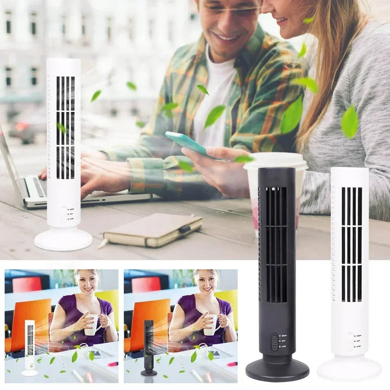 Kule Tipi USB Elektrik Fan Yapraksız Klima Fanı (5347)