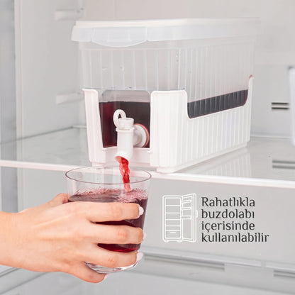 Su ve Meşrubat Sebili - Buzdolabı Uyumlu - Musluklu - Kapaklı