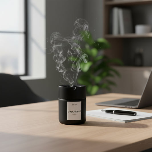 Black Glass Ashtray