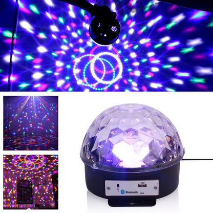 Küre Disko Topu Müzik Çalar Renkli Lazer Işıklı Bluetooth (5347)