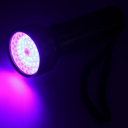 مصباح يدوي بضوء UV وليزر