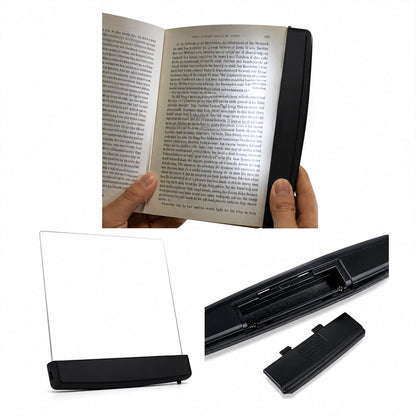 LIGHT PANEL KİTAP SAYFA AYDINLATMA LED PANELİ KİTAP OKUMA PİLLİ 15X17CM İ10-027 (5347)