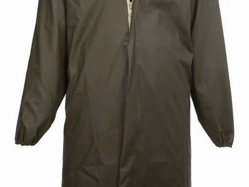 Harbor, Hunter, Fisherman, Courier Hooded Raincoat - Khaki