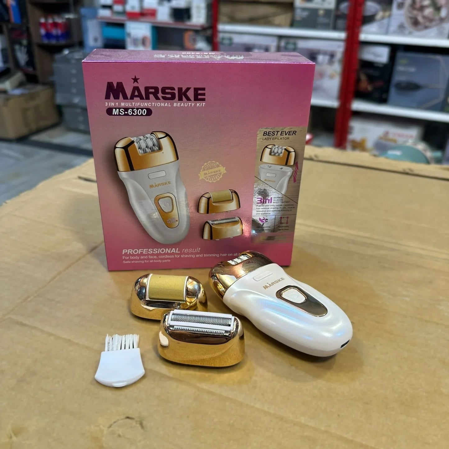 جهاز إزالة الشعر 3 في 1 Marske Silk Epil Ms-6300 (5347)