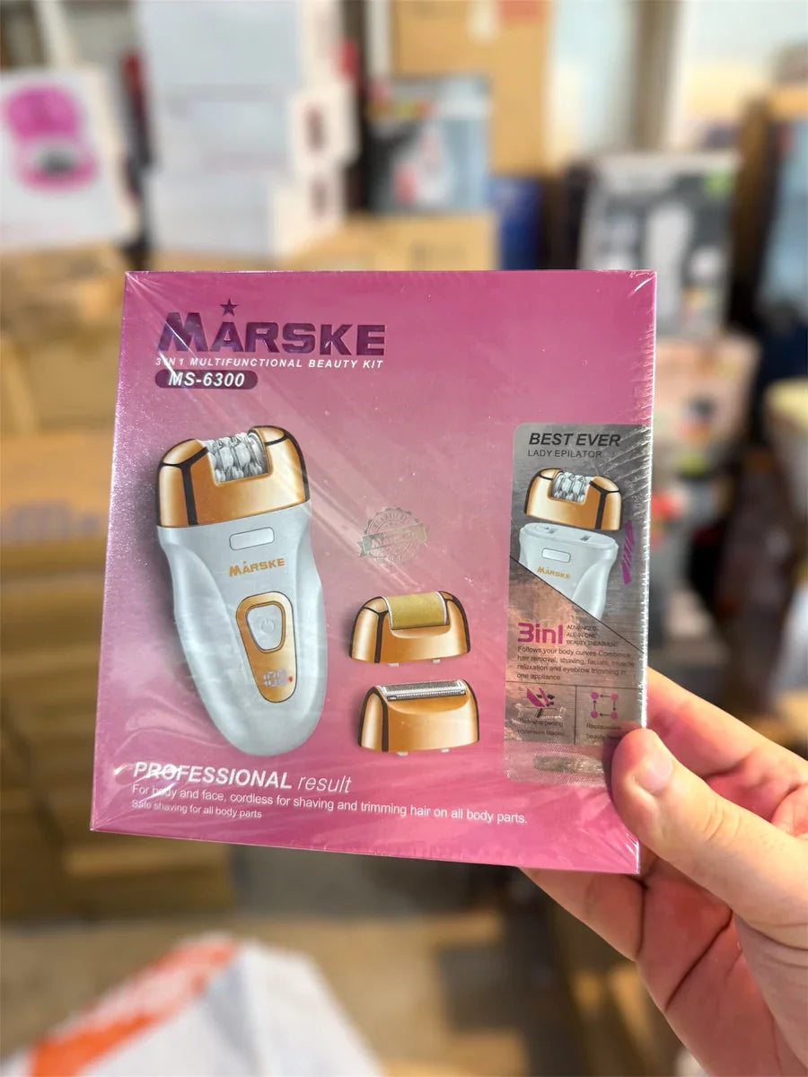 جهاز إزالة الشعر 3 في 1 Marske Silk Epil Ms-6300 (5347)