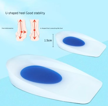 Shock Absorbing Heel Silicone for Men