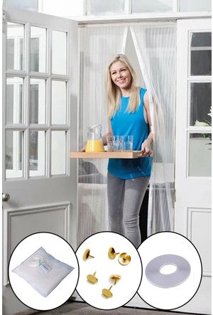 ناموسية باب مغناطيسية شبكية 105 × 205 سم (5347)