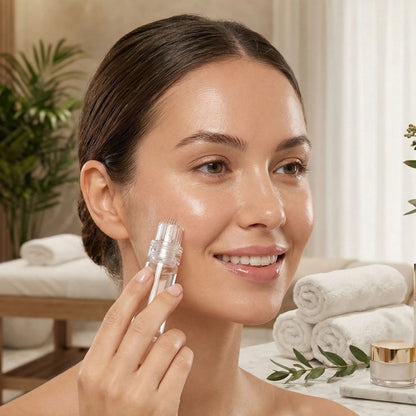 Mikro İğne 64 lü Cilt Bakım Serumu - Yüz ve Boyun için Anti-Aging, Gözenek Sıkılaştırıcı Serum (5347)