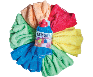 MICROFIBER TOWEL MOP WITH WELSOFT CARD (5347)