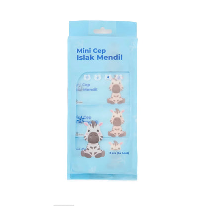 Mini Cep Islak Mendil Günlük Pratik 8'li Paket (5347)